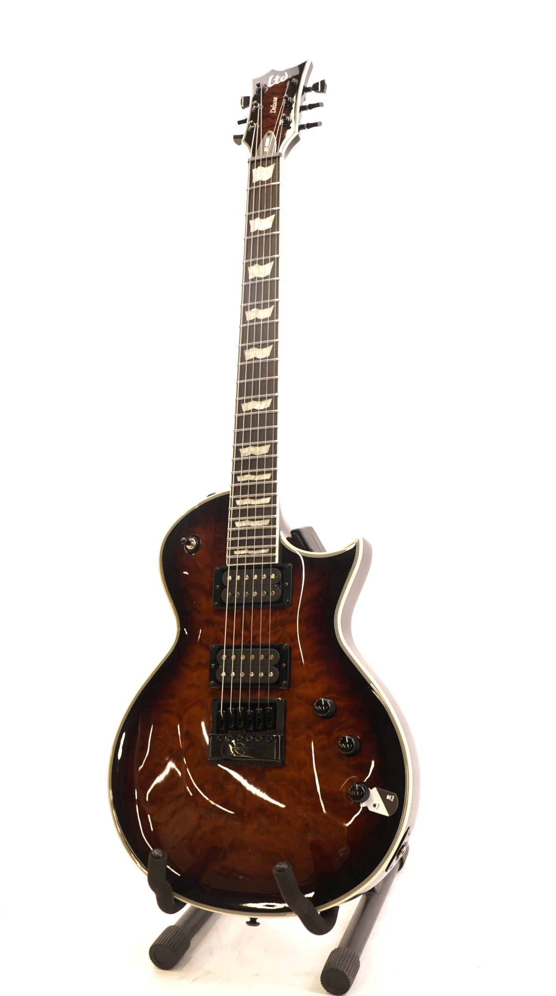 Pre-Owned ESP LTD EC-1000 Evertune Electric Guitar - Dark Brown Sunburst