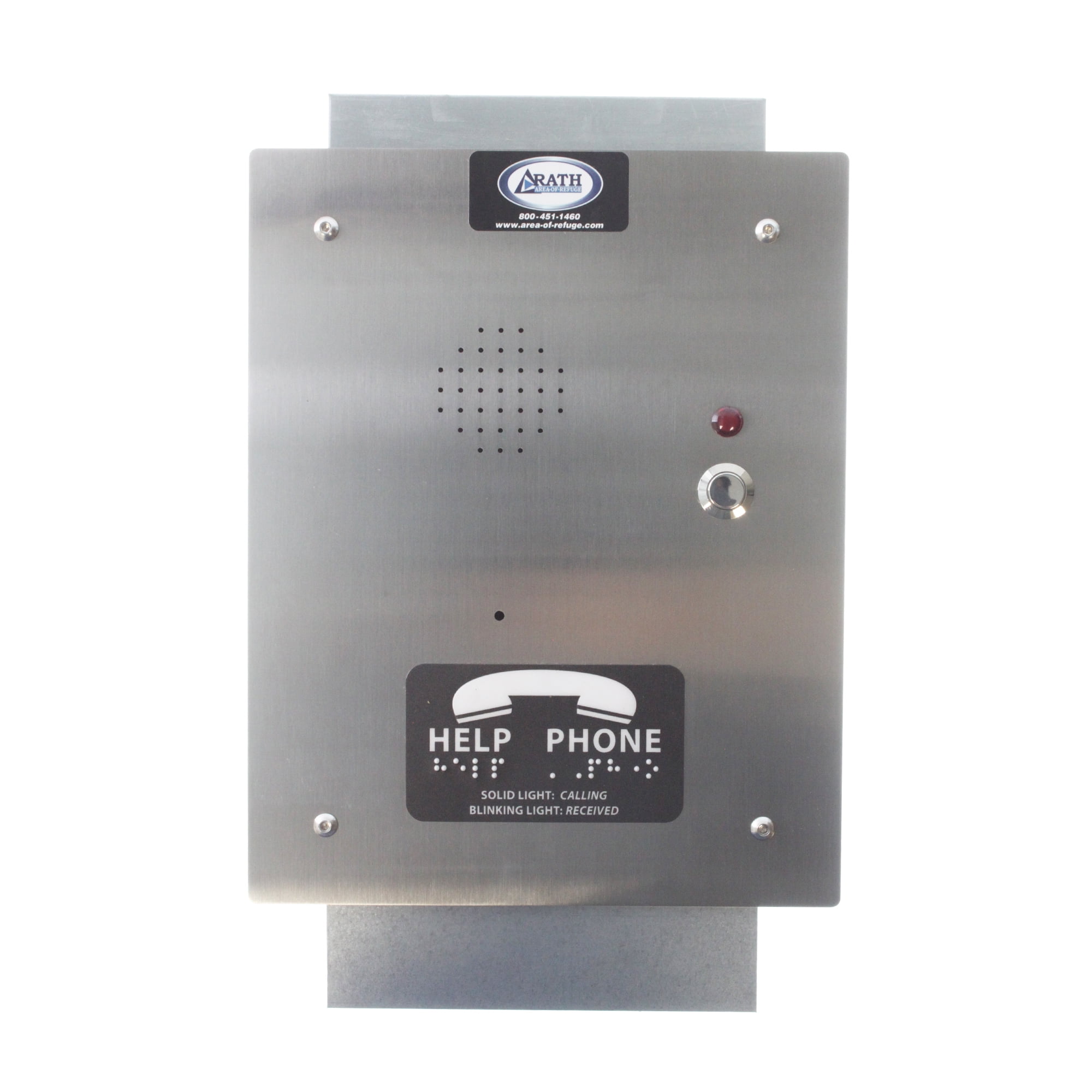 Rath 2400808NSP Flush Mt Command Center Call Box, Help Phone