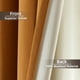 thumbnail image 4 of Joydeco Cortinas Opacas 100% Color Amarillo Mostaza, Cortinas De 120 Pulgadas, Juego De 2 Paneles, Cortinas Opacas Para Dormitorio, Sala De Estar, Cortina De Terciopelo Con Aislamiento Térmico De Lujo, 4 of 5