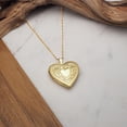 thumbnail image 6 of Picturesongold.Com 14K Yellow Gold Filled "Love" Heart Locket Female Adult - 3/4 inch x 3/4 inch, 6 of 6