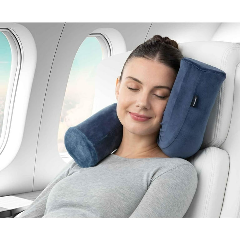 Brookstone Adjustable Memory Foam Travel Pillow, Neck and Lumbar