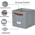 thumbnail image 3 of Storage Basket xx Baskets Storage Organization Bins with Labels (Kallax/ ), 3 of 9