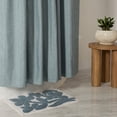 thumbnail image 6 of Linen-Look Polyester Shower Curtain in Essential Colors, 6 of 7