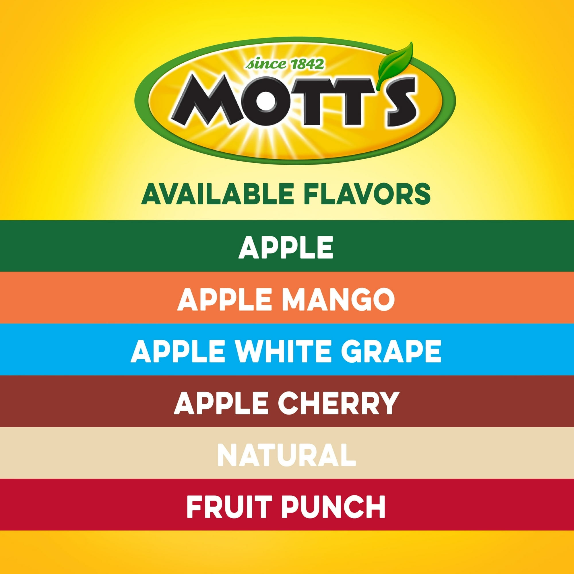 (8 pack) Mott's 100% Juice Original Apple Juice, 48 fl oz, Bottle