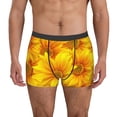 thumbnail image 2 of Goofa 3D Sunflowers Printed Men's Boxer Briefs Underwear, Moisture-Wicking Underwear, Trunk,Soft and Breathable Cotton Underwear-X-Large, 2 of 9