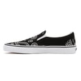 thumbnail image 3 of Vans Classic Slip On Peace Paisley Bandana Black/White Men's Shoes Size 11, 3 of 6