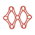 thumbnail image 2 of Forro de casco de silicona Colamx almohadilla de casco Universal ligero rojo, 2 of 8