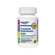(2 pack) (2 Pack) Equate Complete Multivitamin Adults Tablets, 130 Ct