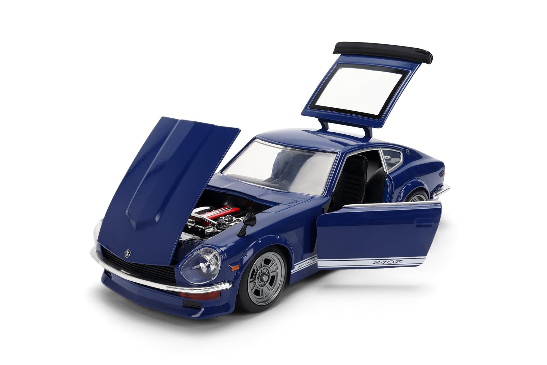 1972 Datsun 240Z Blue w/ White Stripes 