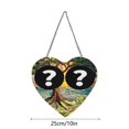 thumbnail image 3 of TIELUTT Custom Acrylic Colored Pendant for Couples Family Photo Sunshade Customized Mini Ornament Hooks Door Curtain Beads Beads for Doorways for Girls Cake Stand Set for Party Small, 3 of 5