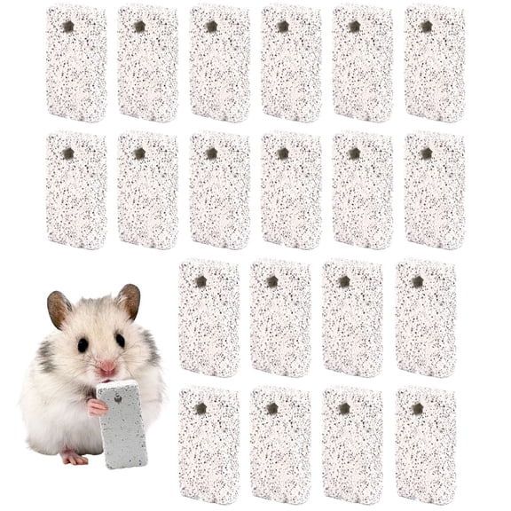 Qianfeng Small Animal Chews Blocks Hamster and Rabbit Teething Toys, 20 Pcs
