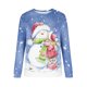 thumbnail image 4 of Pntutb Mujeres Manga Larga Camisas Casuales Impresión de Navidad Cuello Redondo Pullover Sudadera Túnica tops Pntutb Pntutb-614, 4 of 6