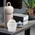 Simple Tea Ad Chic Ceramic Tea Canister with Lid for Home Use Simple and Kitchen ...