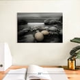 thumbnail image 3 of Elephant Stock Pop Rocky Beach Wall Art - Horizontal Canvas Wall Art - Living Room Wall Decor - Beach Canvas - Beige And Black Decor - 12" x 8", 3 of 8