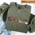 thumbnail image 3 of RosaWear Halloween Dachshund Sweatshirt, Cute Wiener Dog Costume Crewneck, 3 of 8