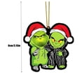 thumbnail image 2 of Christmas Tree Decorations Tree Acrylic Ornaments Xmas Tree Hanging Pendants Decor 2D Flat, 2 of 6