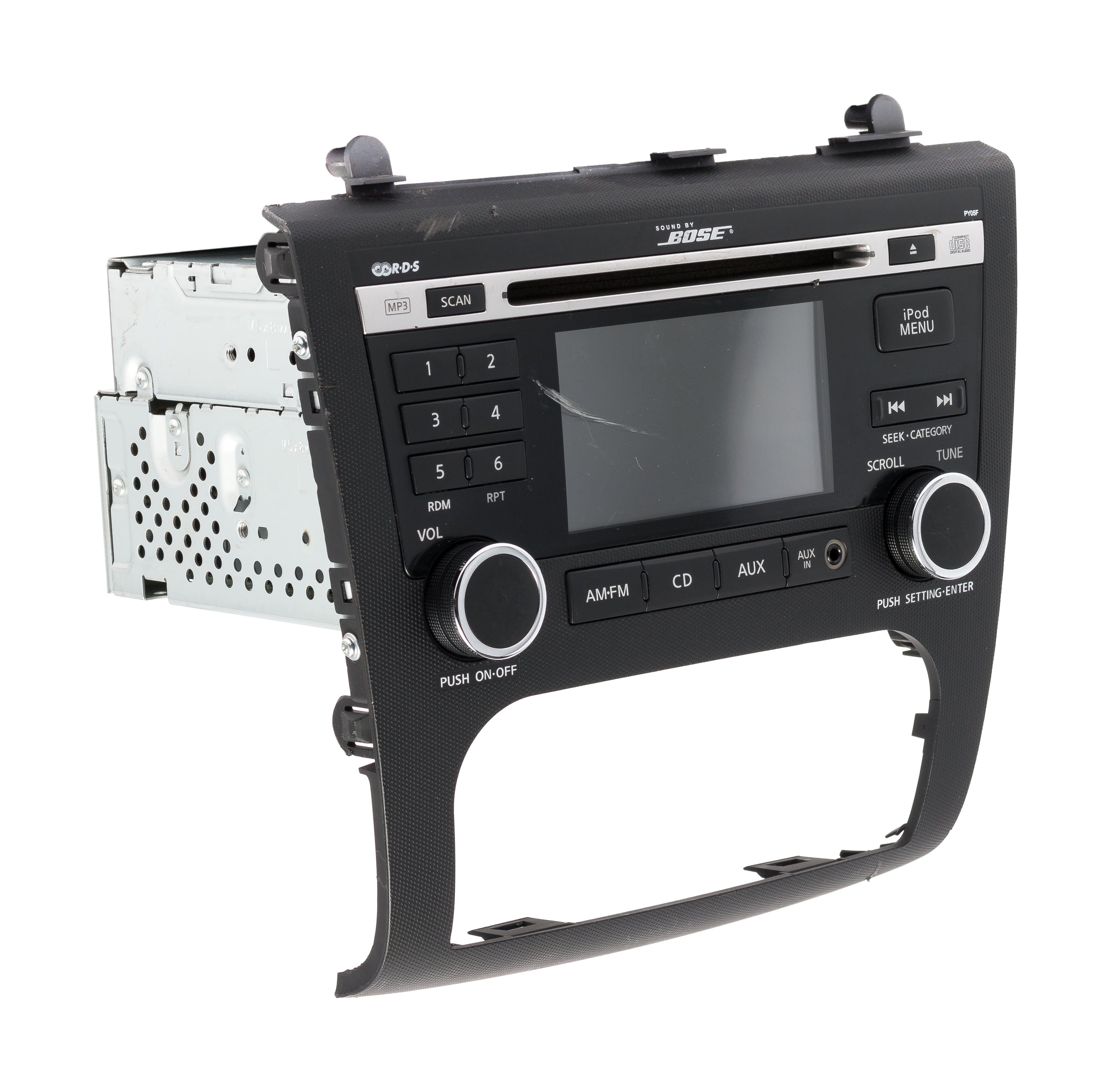 Restored 2010-13 Nissan Altima AM FM Radio AUX Single Disc CD Player 28185ZX00A OPT PY05F (Refurbished)