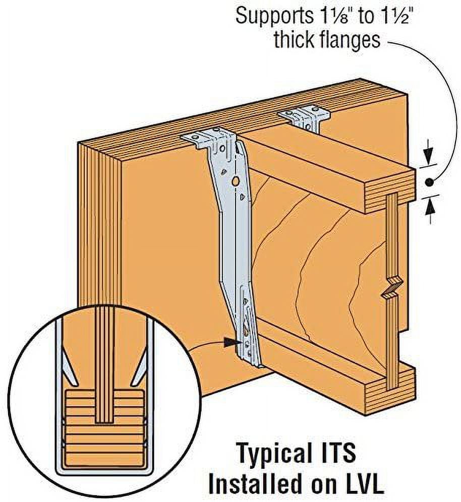 Simpson Strong Tie 25 ITS1.81/11.88 1-3/4 in. by 11-7/8 in. Top Flange I-Joist Hanger 25-Pack