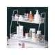 thumbnail image 1 of 1 Set/2 Layers Household Bathroom Stainless Iron Storage Shelves,Easy Installation,Also Suitable For Dictionary And Spices Organizer Rack, 1 of 4