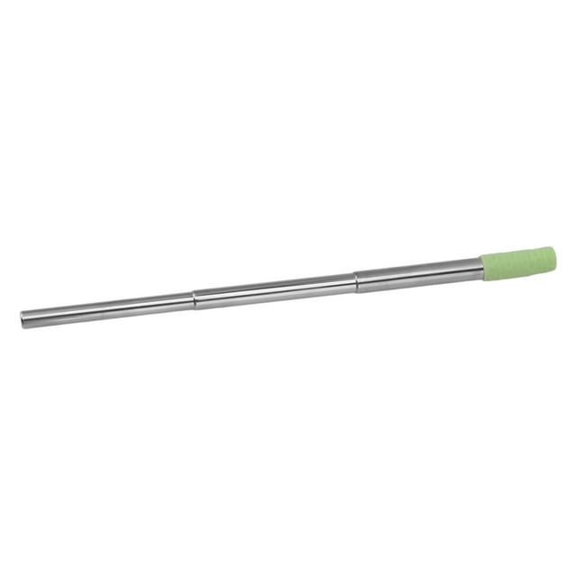 Collapsible Stainless Steel Drinking Straw, Reusable Metal Straw With Cleaning Brush, Eco Friendly, Easy To Clean For Travel Work