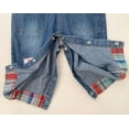 thumbnail image 5 of Peacolate 3M-24M Baby Boy Denim Overalls Bus Pants for Infant Toddler Kids,Star,9-12M, 5 of 6