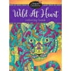 Cra-Z-Art Timeless Creations Adult Coloring Book, Wild at Heart, 64 Pages