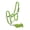 Green, variant on Adjustable 2-Ply Nylon Halter w/ 7' Lead (Purple)