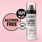 Hard Candy Look On Lock Setting Spray, Alcohol-Free, 16 HR Hold, Sweat Resistant, Longwear