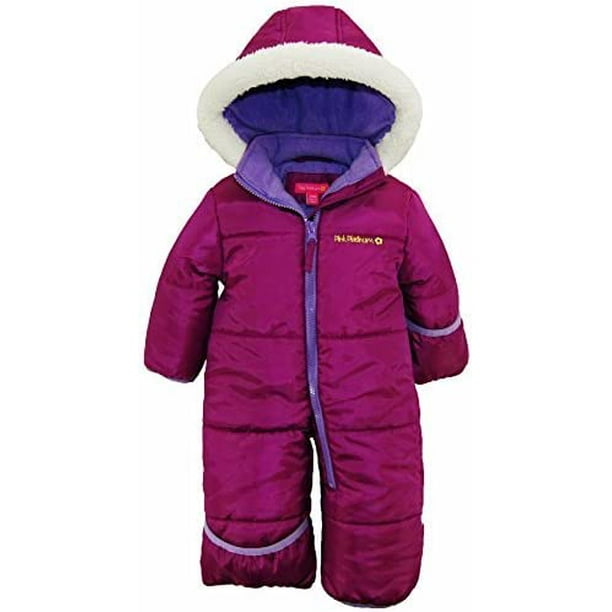 Soft Pink Baby Winter Suit with Star Print Vest – 2 Piece Set (Girls)