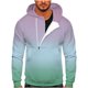 thumbnail image 1 of Sudadera para hombre Sudaderas de otoño Casual Sports Fitness Pullover Capucha Half-Zip Gradient Tie-Dye Print Odeerbi  ODB-5, 1 of 4