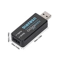 thumbnail image 4 of Adaptateur o USB double jack 3,5 mm vers USB 4 broches compact pour carte son, 4 of 4
