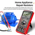 thumbnail image 6 of DT9205ADigital Multimeter Transistor Tester CapacitorRMSTester Capacitance Meter, 6 of 6