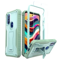 ExoGuard For Moto G Play 2023 Case, Phone Case with Screen Protector and Kickstand (Green)