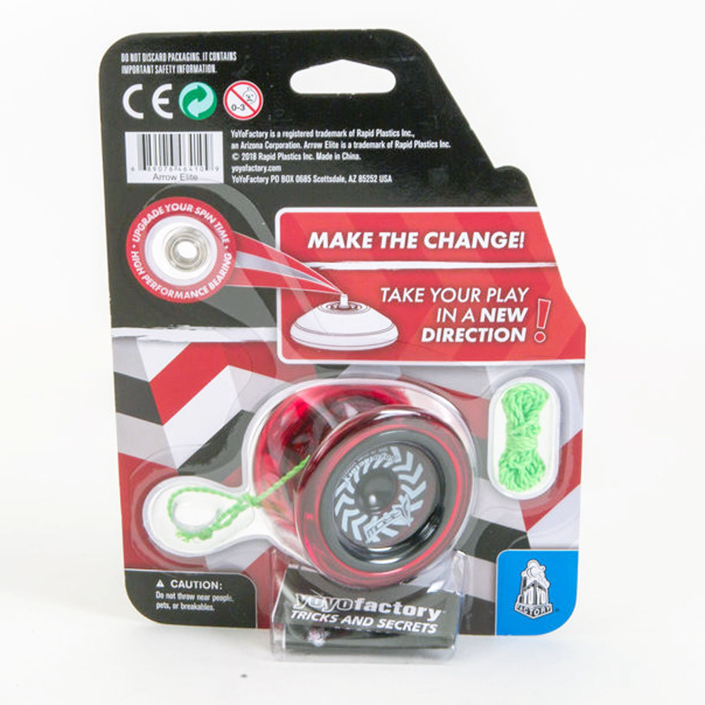 YoYoFactory Arrow YoYo Beginner Friendly Extra Bearing Included for