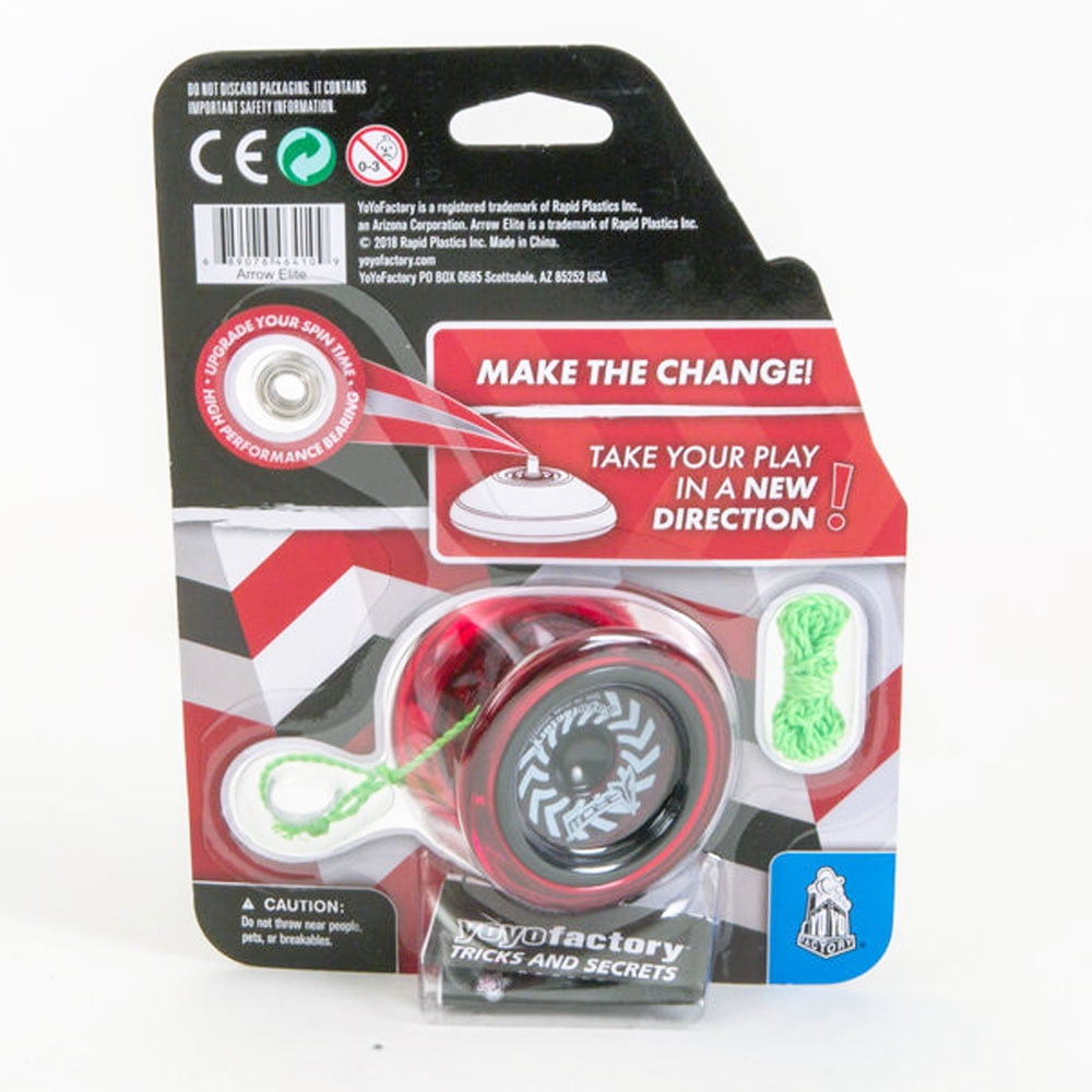 YoYoFactory Arrow YoYo Beginner Friendly Extra Bearing Included for
