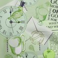 thumbnail image 1 of oneOone Cotton Poplin Twill Light Green Fabric Nostalgia Sewing Material Print Fabric By The Yard 56 Inch Wide, 1 of 6