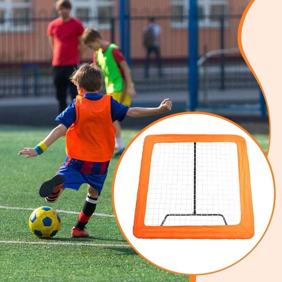 Quzzie Portable Football Net with Adjustable Stability And Rebounder Function - Training Device for Park, Sports Field, Playing Field And Garden