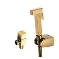 thumbnail image 2 of Bidet Faucet Hand Held Bidet Sprayer Douche Toilet Kit Bidet Faucet Gold Shower Head Copper Valve Set Jet Bidet Faucet, 2 of 7