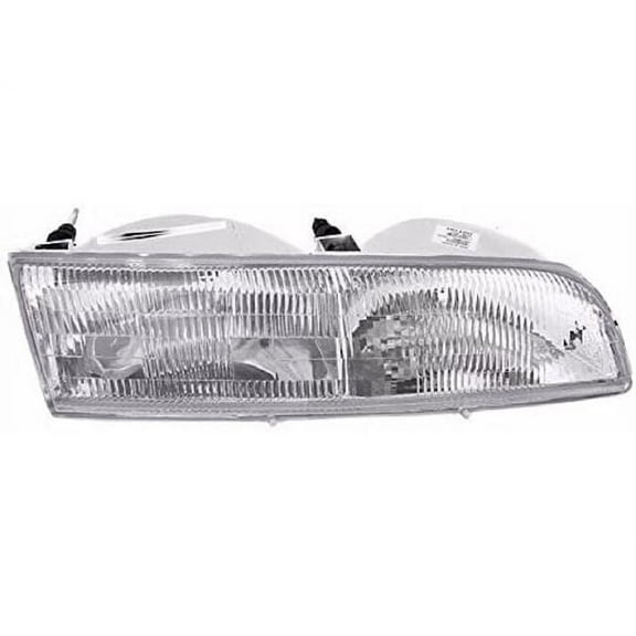 Right Passenger Side Headlight Assembly - Compatible with 1992 - 1997 Ford Crown Victoria 1993 1994 1995 1996