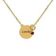 thumbnail image 2 of Personalized Laser Engraved Disc Name Necklace, 2 of 2
