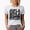 White, variant on Just a Good Mom with a Hood Playlist, Trap or Hip-Hop Rap Lover, Groovy Retro Wavy Text Merch Gift, White T-Shirt, Medium