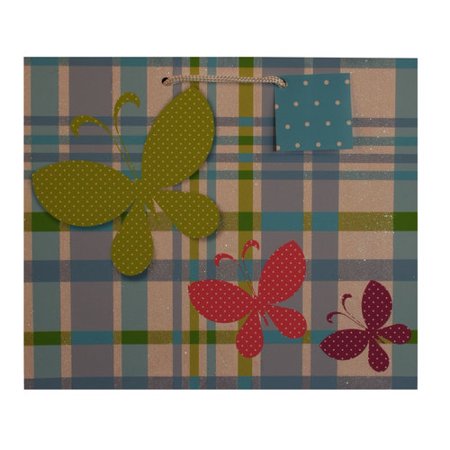 Wal-Mart Easter Vogue Gift Bag, 3 Butterflies