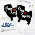 thumbnail image 3 of (2 Packs) Pug Mom Magnets - Pug Dog Breed Magnets - 5 Inches On Longest Side - Premium Magnet - for Fridges, Toolboxes, Cars - Made in USA - MAG2516, 3 of 7