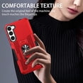 thumbnail image 3 of For Samsung Galaxy S23 Phone Case Ring Kickstand PC TPU Shockproof Cover - Green, 3 of 5