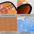 thumbnail image 3 of SKYSONIC Eat Pie and Be Thankfull Kitchen Rugs Set of 2, Fall Maple Leaves Floor Mat Area Rug Washable Carpet Perfect for Living Room Bedroom Entryway, 3 of 7
