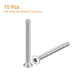 thumbnail image 3 of #10-24x2" Flat Head Socket Cap Screws, 304 Stainless Steel Hex Socket Drive Fasteners Bolts 10Pack, 3 of 5