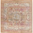 thumbnail image 1 of Ivory Geometric Oriental Turkish Distressed Area Rug, 1 of 5