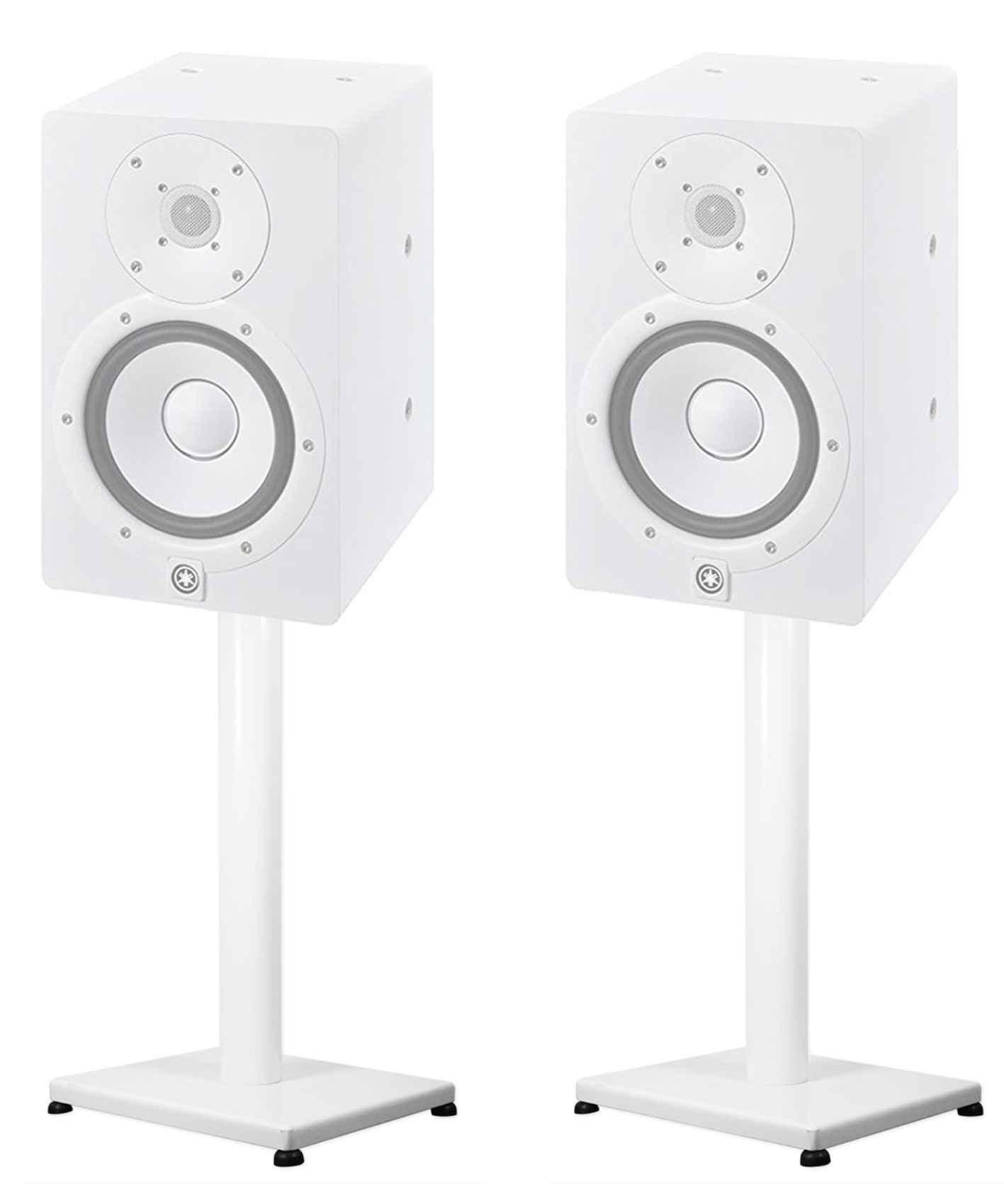 White 29” Steel Stands For Monitor 