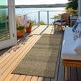 thumbnail image 6 of Addison Rugs Chantille Indoor/Outdoor Transitional Stripes Khaki Washable Runner Rug, 2'3" x 7'6", 6 of 6
