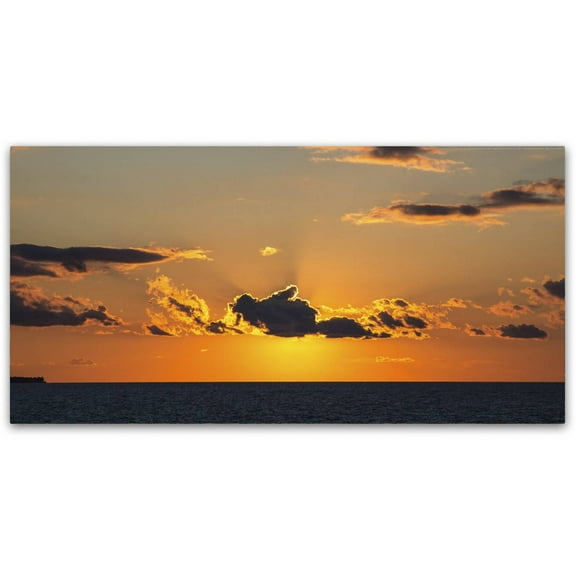 Trademark Fine Art "Sunset Beauty" Canvas Art by Kurt Shaffer